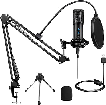 Amazon | コンデンサーマイク ZumYu USBコンデンサーマイク 単一指向性